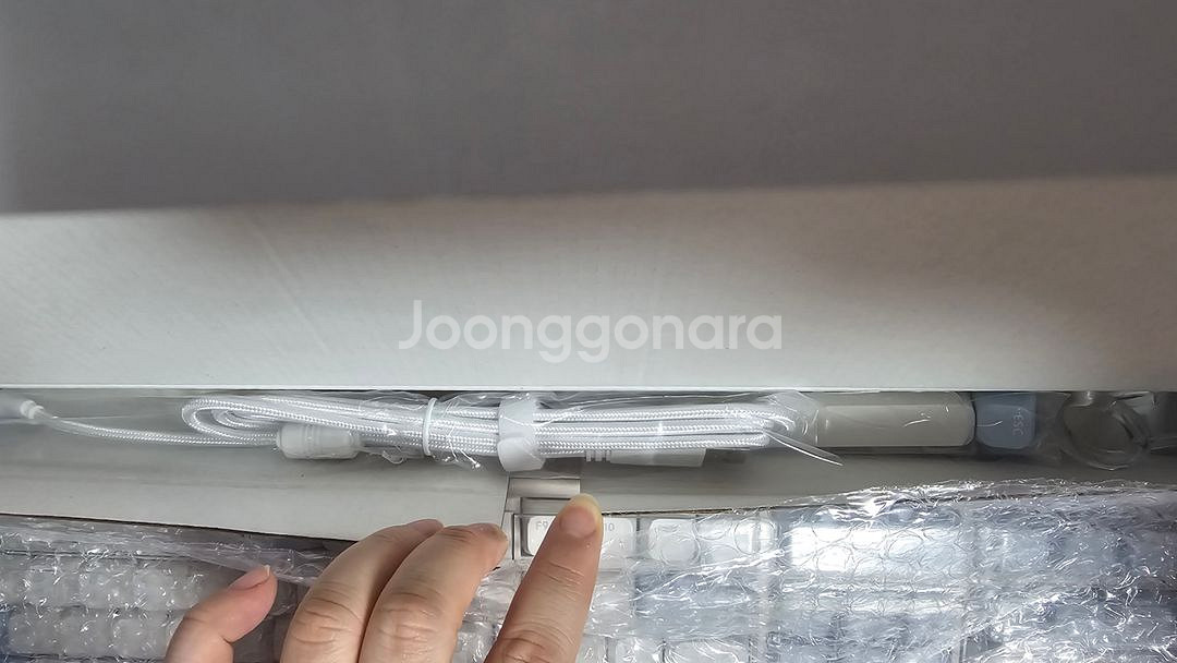 한성 gk898b pro 45g 머랭색상 무접점 키보드--2