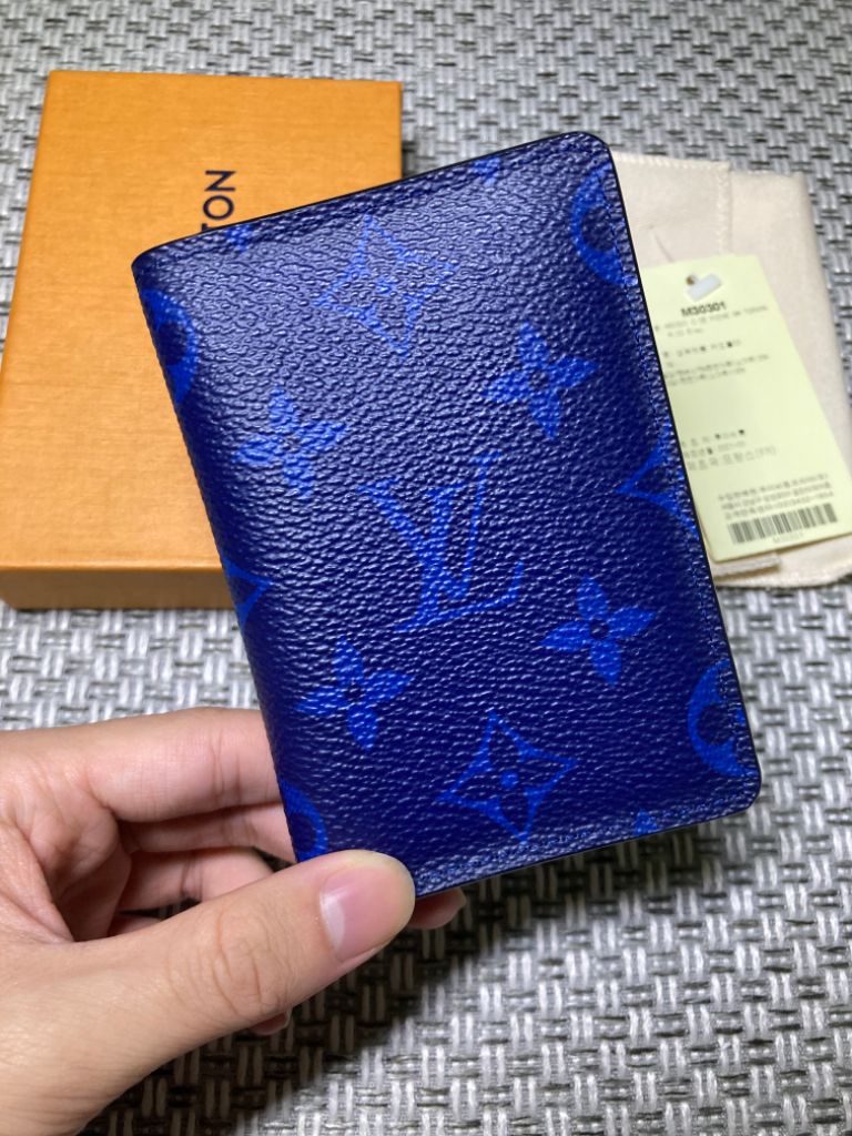[새상품급]루이비통이클립스코발트블루오거나이저카드지갑