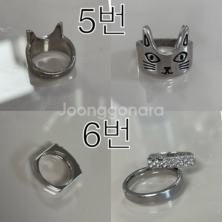 빈티지 패션 반지 링 레이어드 팔찌 실버 골즈 로드골즈--1
