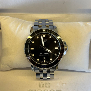 티쏘 씨스타1000 파워매틱 80 블랙 40mm