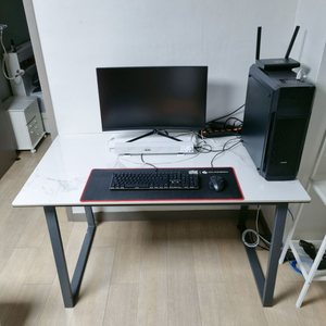 세라믹 4인용 식탁 / 컴퓨터 책상
