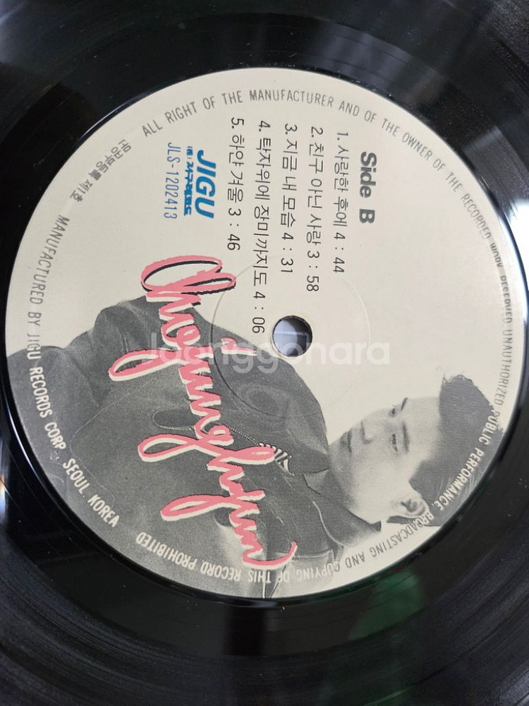 조정현2집lp판- 그리움에 슬퍼지는 건 싫어--8