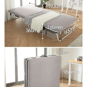 1인용 폴딩 베드(플레르가구) 라꾸라꾸 스타일