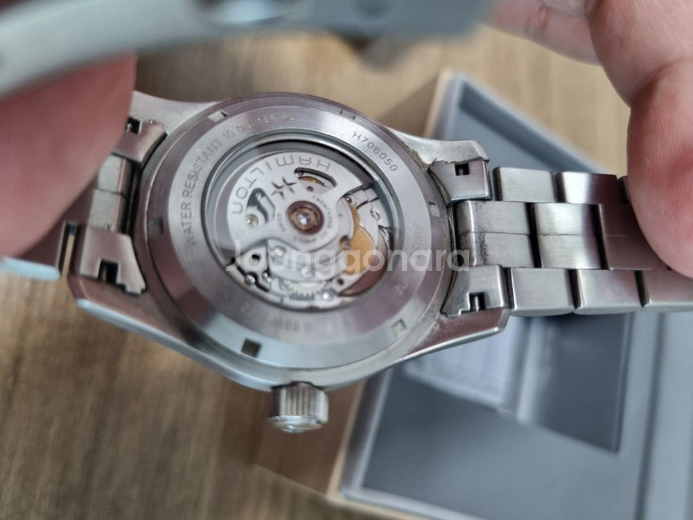 해밀턴 카키필드 오토 42mm 팝니다--3