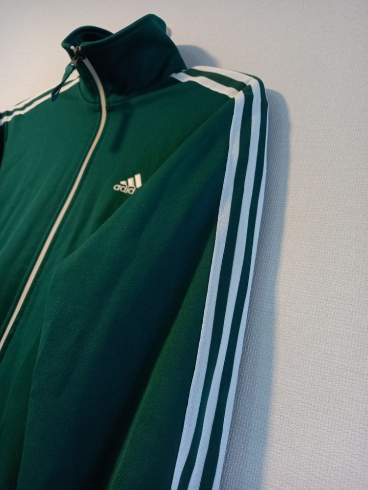 아디다스 초흰 초록 그린 트랙탑 저지 져지집업 95/M 이미지