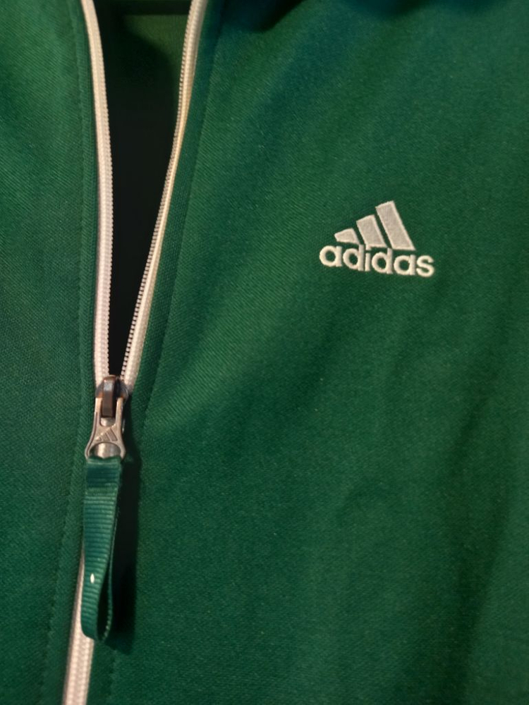 아디다스 초흰 초록 그린 트랙탑 저지 져지집업 95/M 이미지