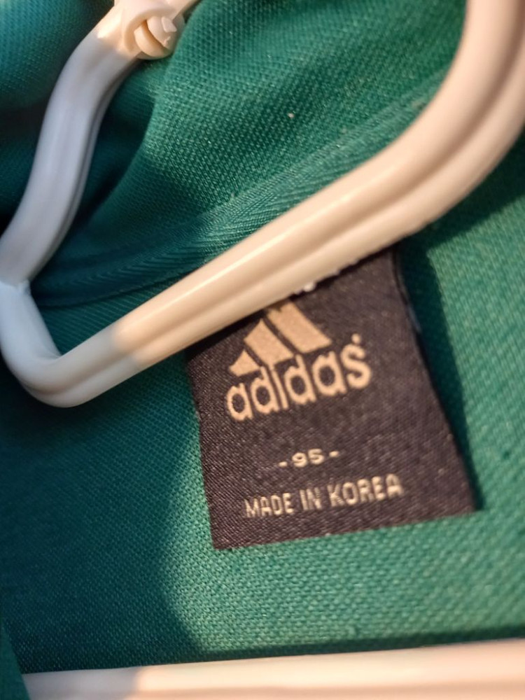 아디다스 초흰 초록 그린 트랙탑 저지 져지집업 95/M 이미지