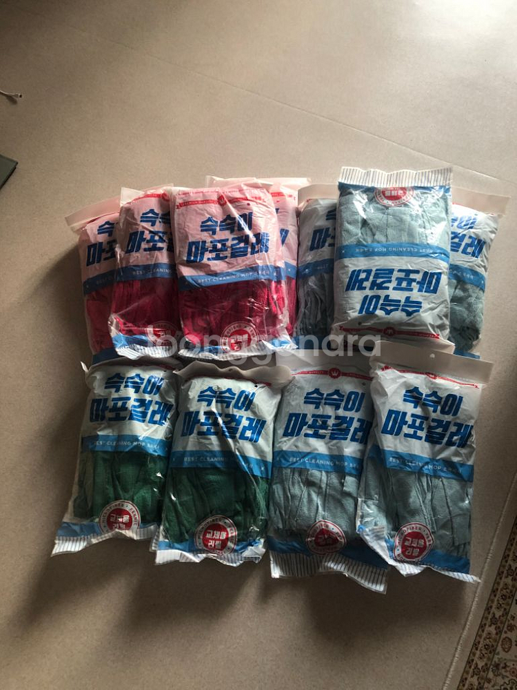 극세사 마포걸레11개와 청소걸레 30장--0