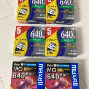 MO disk 640MB 신품 30장