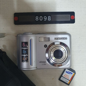 삼성캐녹스 S 500 디지털카메라 AA건전지 파우치포함