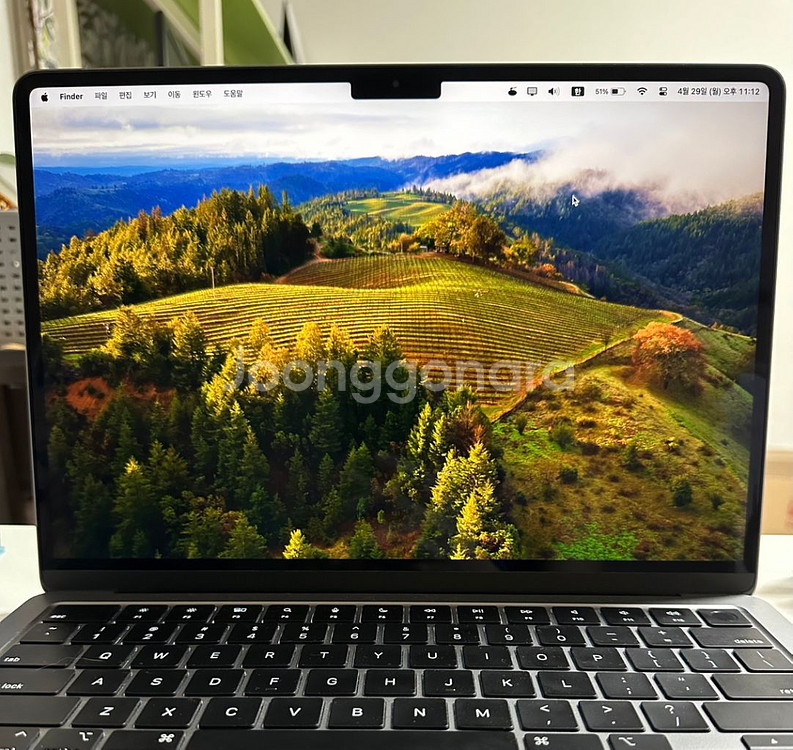 맥북 에어 13 스그 M2/GPU8코어/RAM8GB/3--3