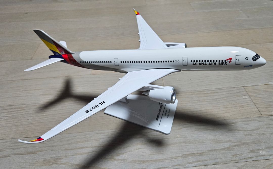 아시아나 비행기 모형