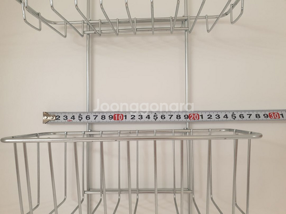 이케아 2단 수납 행거 선반 욕실--1