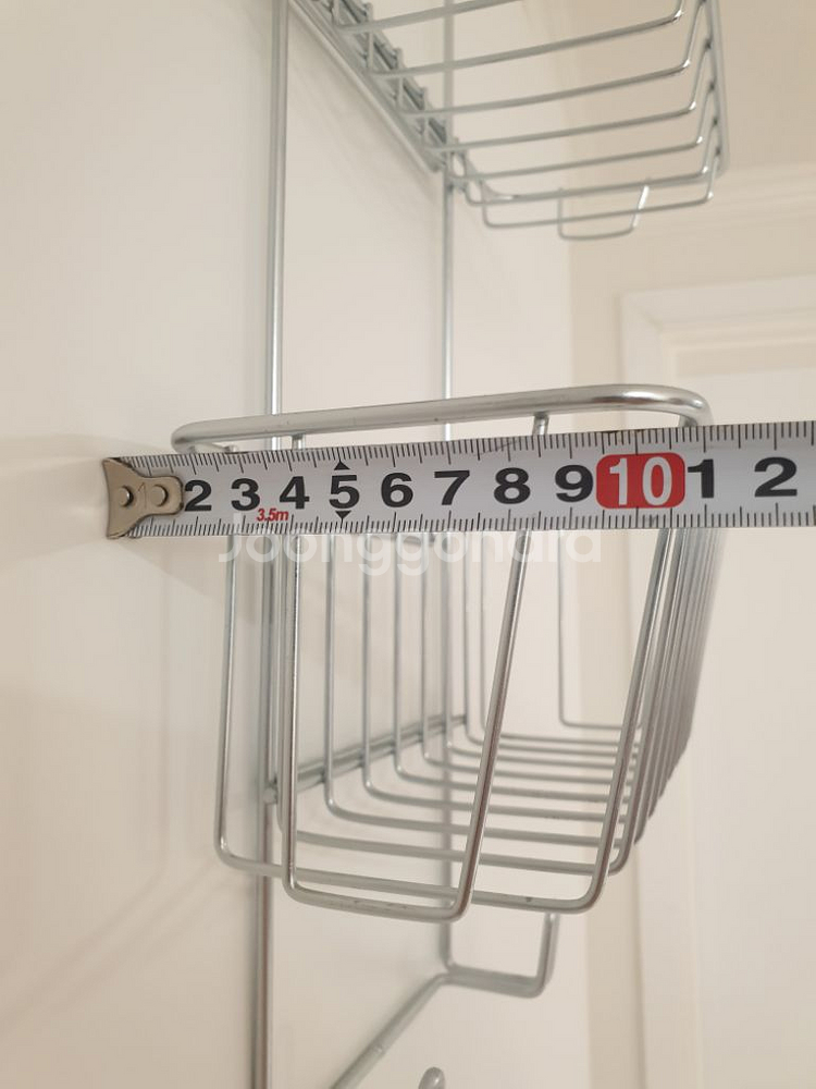 이케아 2단 수납 행거 선반 욕실--2