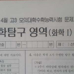 수능 대성 더 프리미엄 모의고사 4월 화학1