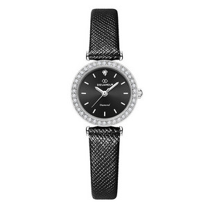 [디유아모르]여성 가죽밴드 다이아몬드 시계 판매
