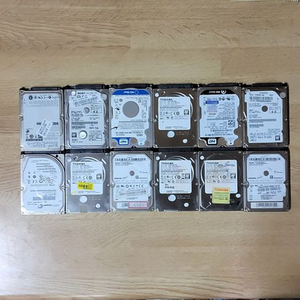 4 컴퓨터 저장용 HDD 500GB 하드 12개 판매