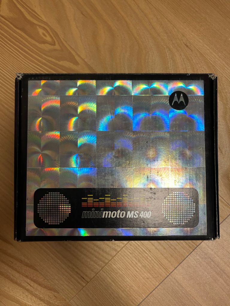 모토로라 MS400 메탈실버 박스폰 개봉 새제품