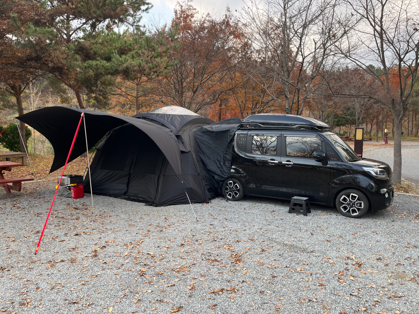 캠빌 터틀돔 텐트 풀세트(베스티블)+ 차량도킹 (블랙)