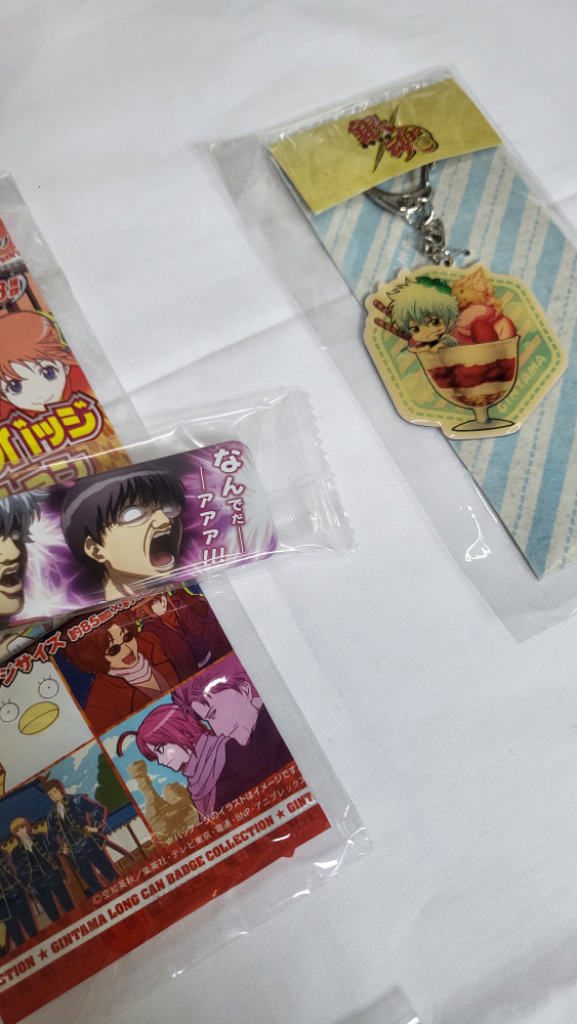 은혼굿즈 긴토키 카무이 신파치 카무이 은혼 뱃지 스티커--2