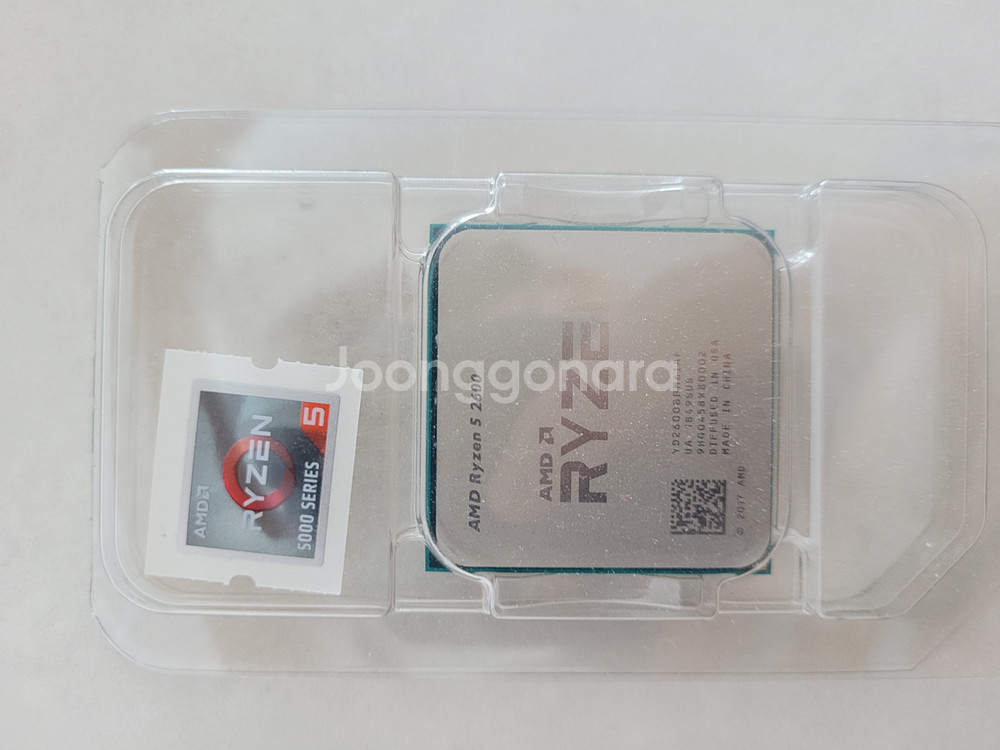 amd 2600 cpu와 순정 쿨러팝니다(택포)--0