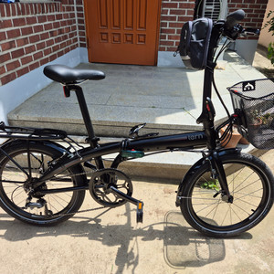 Tern 턴 D8 블랙그레이레드 자전거 미니벨로 풀옵션