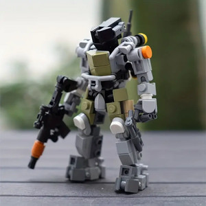 레고 피규어 - 로봇 안드로이드 전투, 소총/권총액션