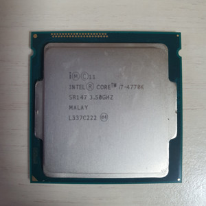 i7 4770K +DDR3 4GB 4개 팝니다(택포)