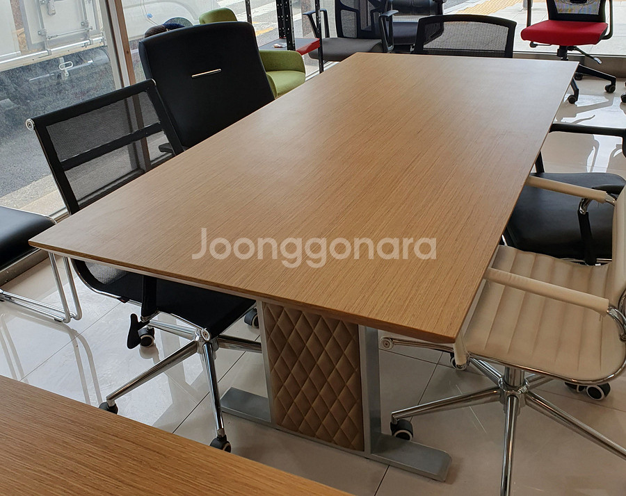 중역테이블 티크PTR회의용중고탁자w1800-d900--2