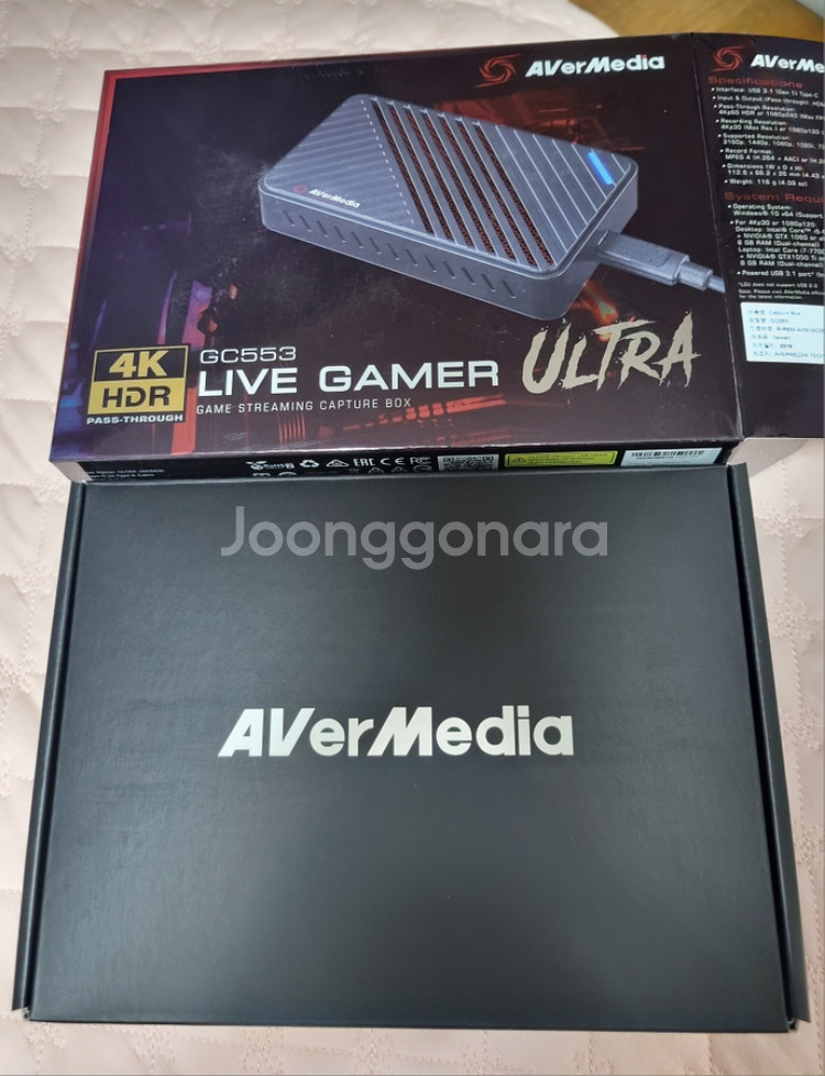 gc553 캡쳐보드 판매합니다.--1