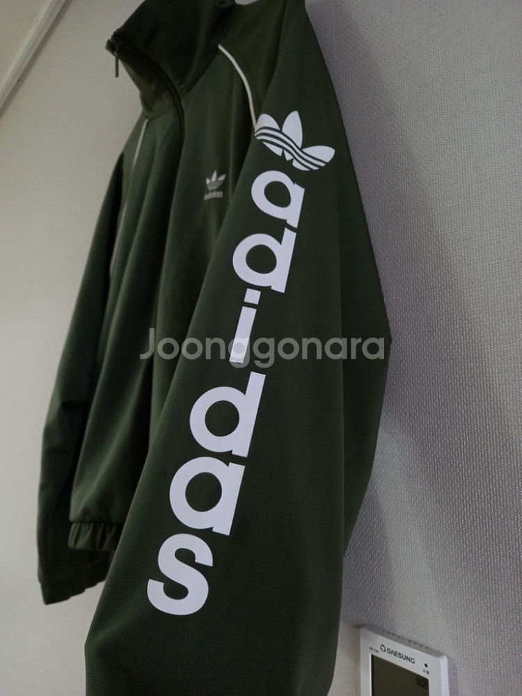 아디다스 유로파 카키 트랙탑 저지 져지집업 105/XL--1