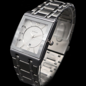 [VY]남자 흰색 스틸 메탈손목시계 판매