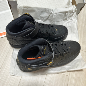 나이키 에어포스 1 mid 07 LV8 퀼티드 팩 블랙