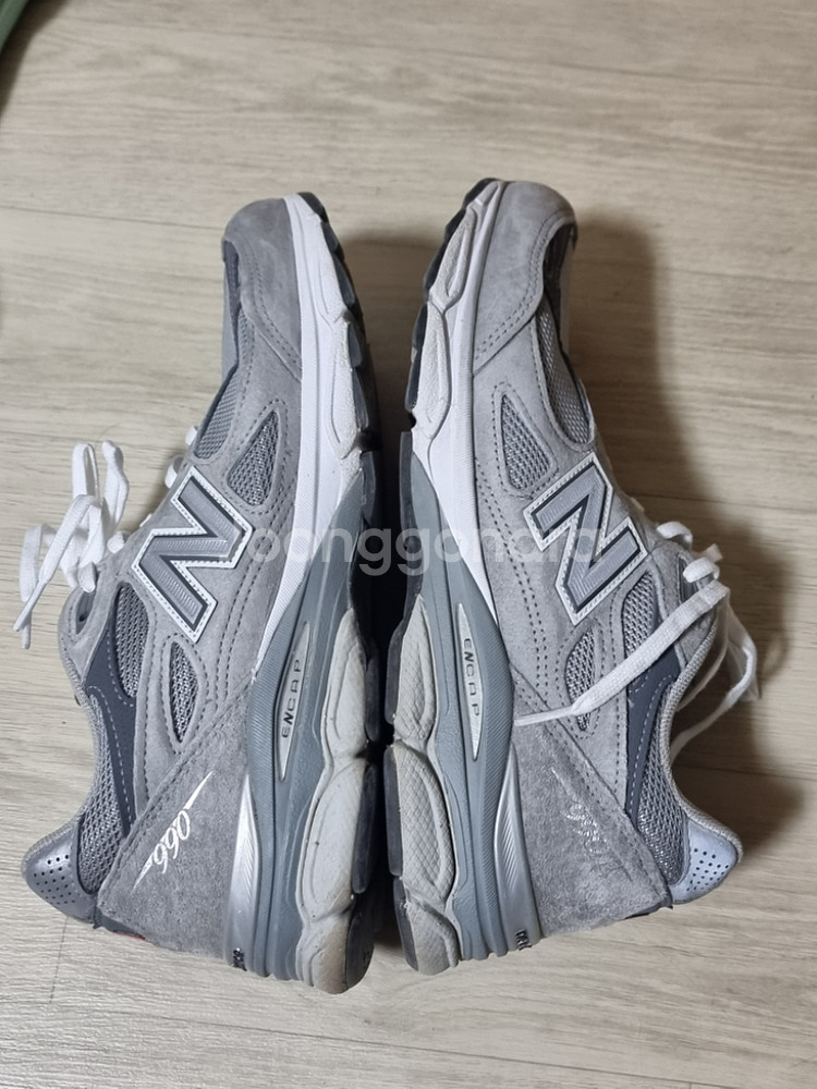 뉴발란스 990v3 그레이 275사이즈--2