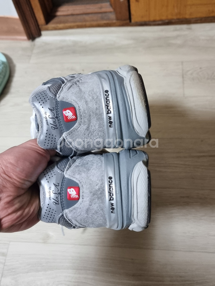뉴발란스 990v3 그레이 275사이즈--4