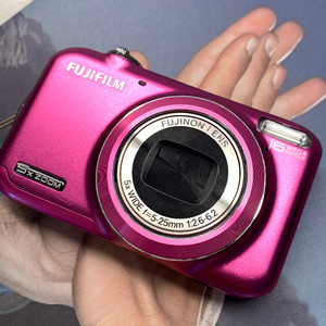 결과물O )후지필름 파인픽스 핑크 빈티지 디지털 카메라