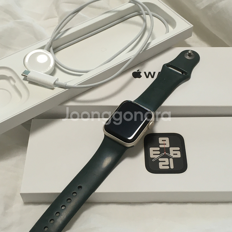 풀박스 애플워치se2 40mm 2세대 실버--9