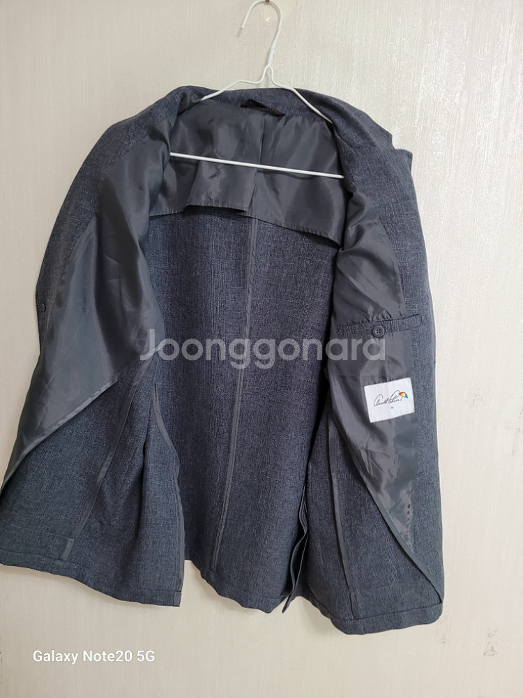 남성 아놀드파마 봄.가을 여름 자켓(다크그레이.100)--5