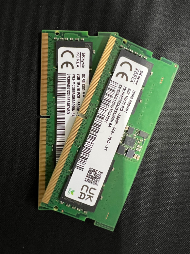 하이닉스 노트북용 8GB DDR5-5600 메모리 판매