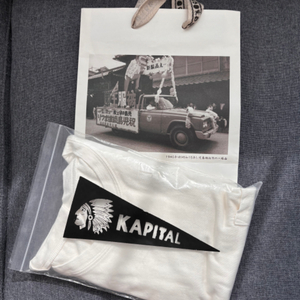 Kapital) 캐피탈 페넌트 티셔츠(2플래그)