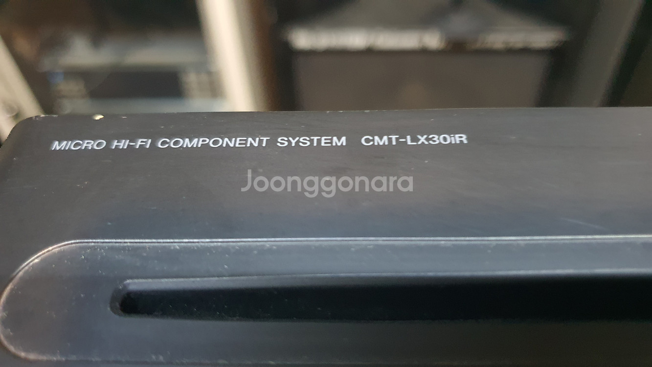 소니 cmt lx 30ir 미니오디오--2