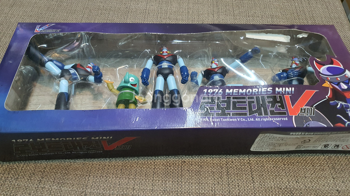 태권브이 미니 5종세트 미개봉--1