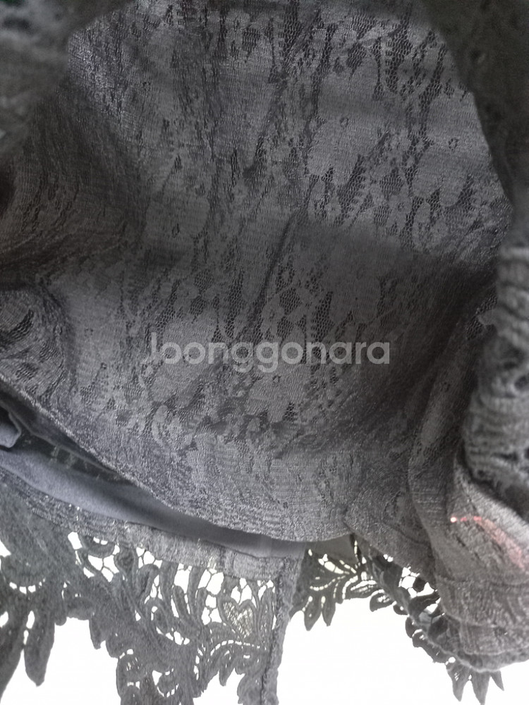 타임 TIME 레이스 아일렛 롱 스커트 28--7