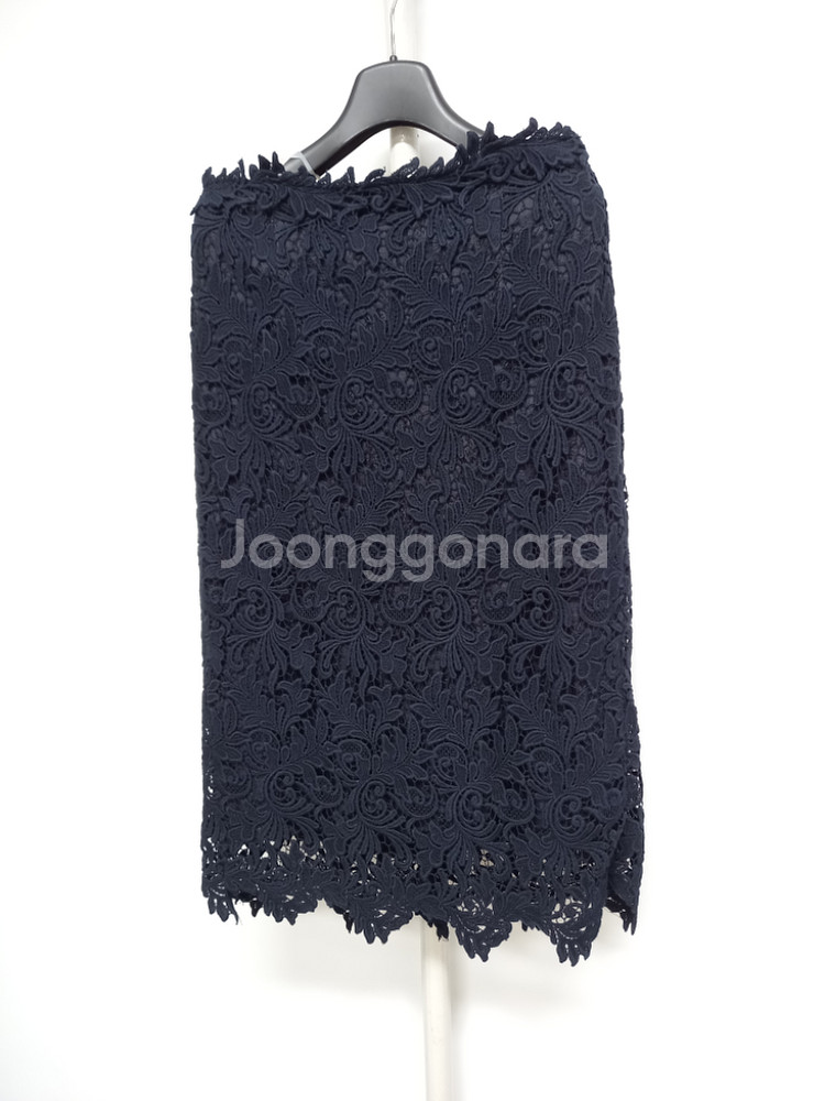 타임 TIME 레이스 아일렛 롱 스커트 28--2