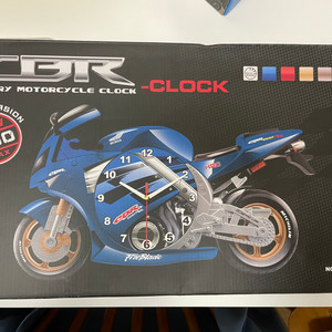 오토바이 장난감 겸 시계