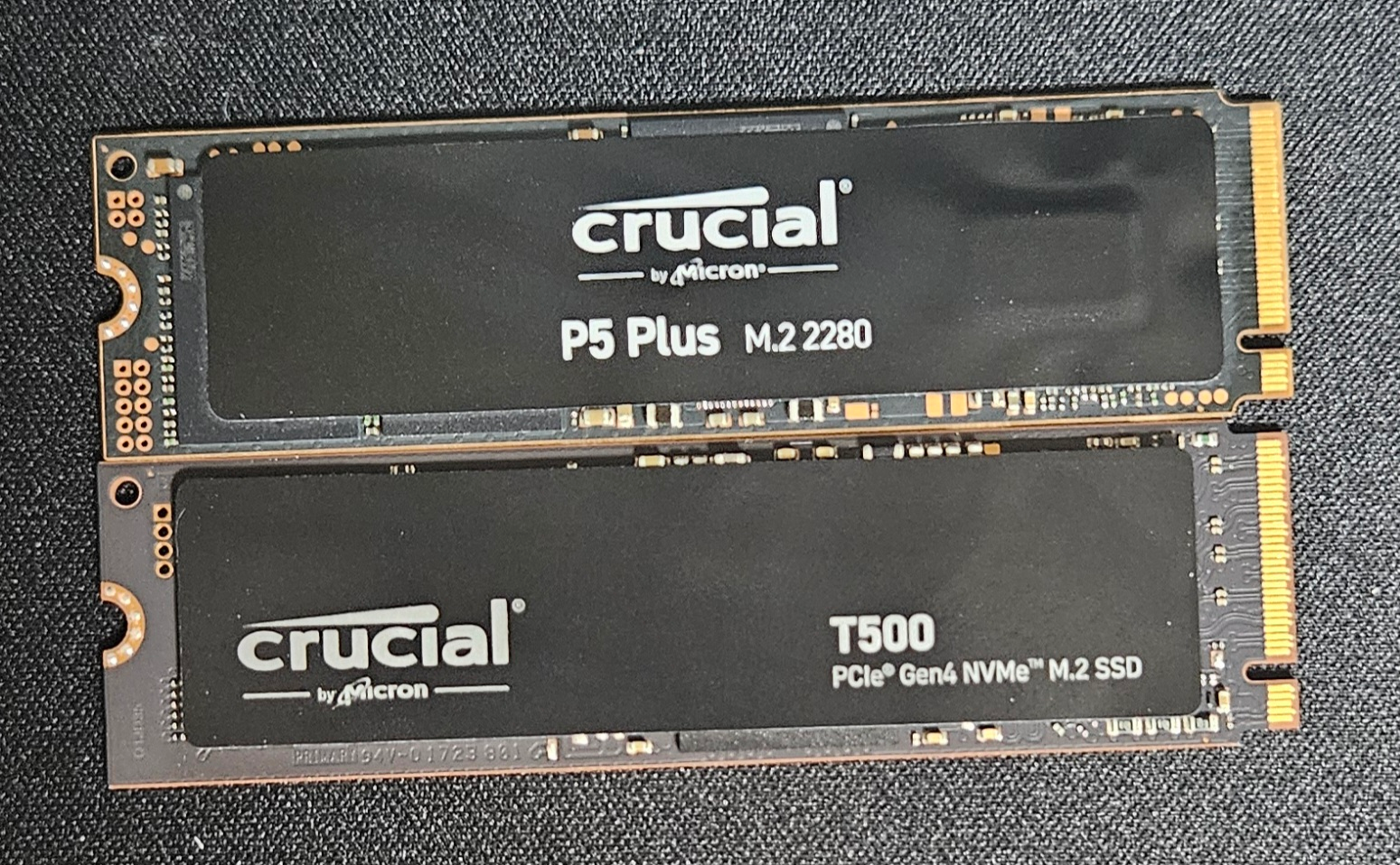 ssd t500 1tb + p5 plus 500gb