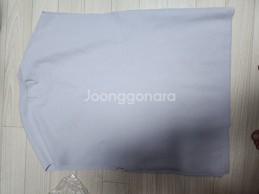솔리드옴므 정품 오버핏 그레이 베스트 105사이즈--3