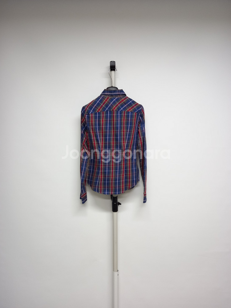 타미힐피거 체크 춘추 긴필 남방 블라우스 44.55--1