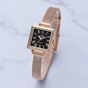 [디유아모르]여성 메쉬밴드 다이아몬드 시계 판매