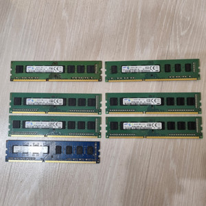 삼성 PC람 DDR3 8G 2개, 하닉 4G 1개